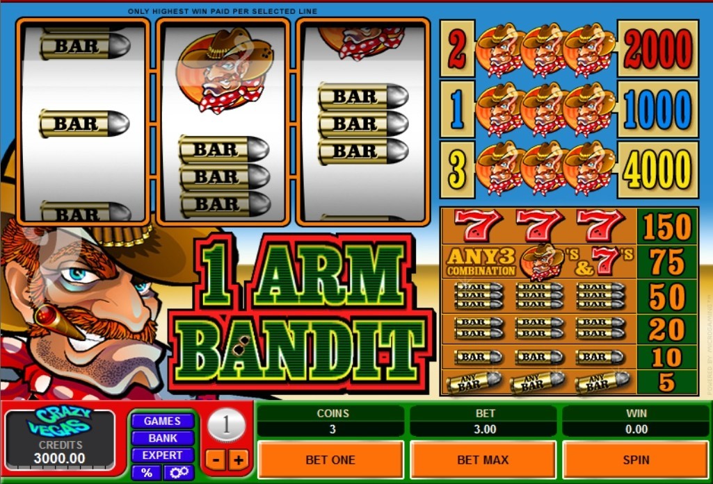 Игровой автомат Arm Bandit