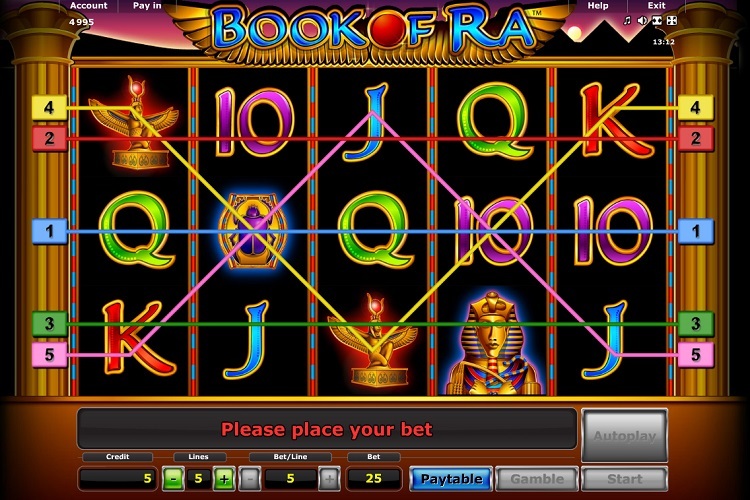 Игровой автомат Book of Ra