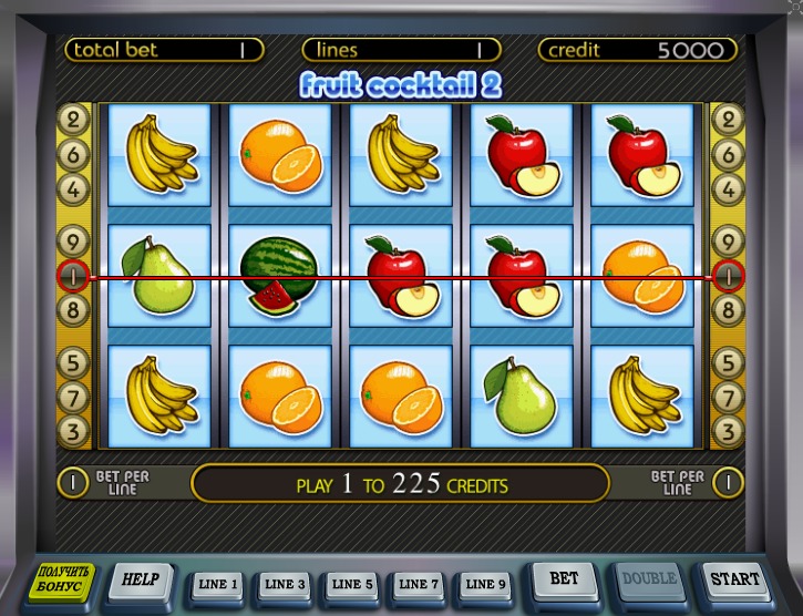 Игровой автомат Fruit Cocktail 2