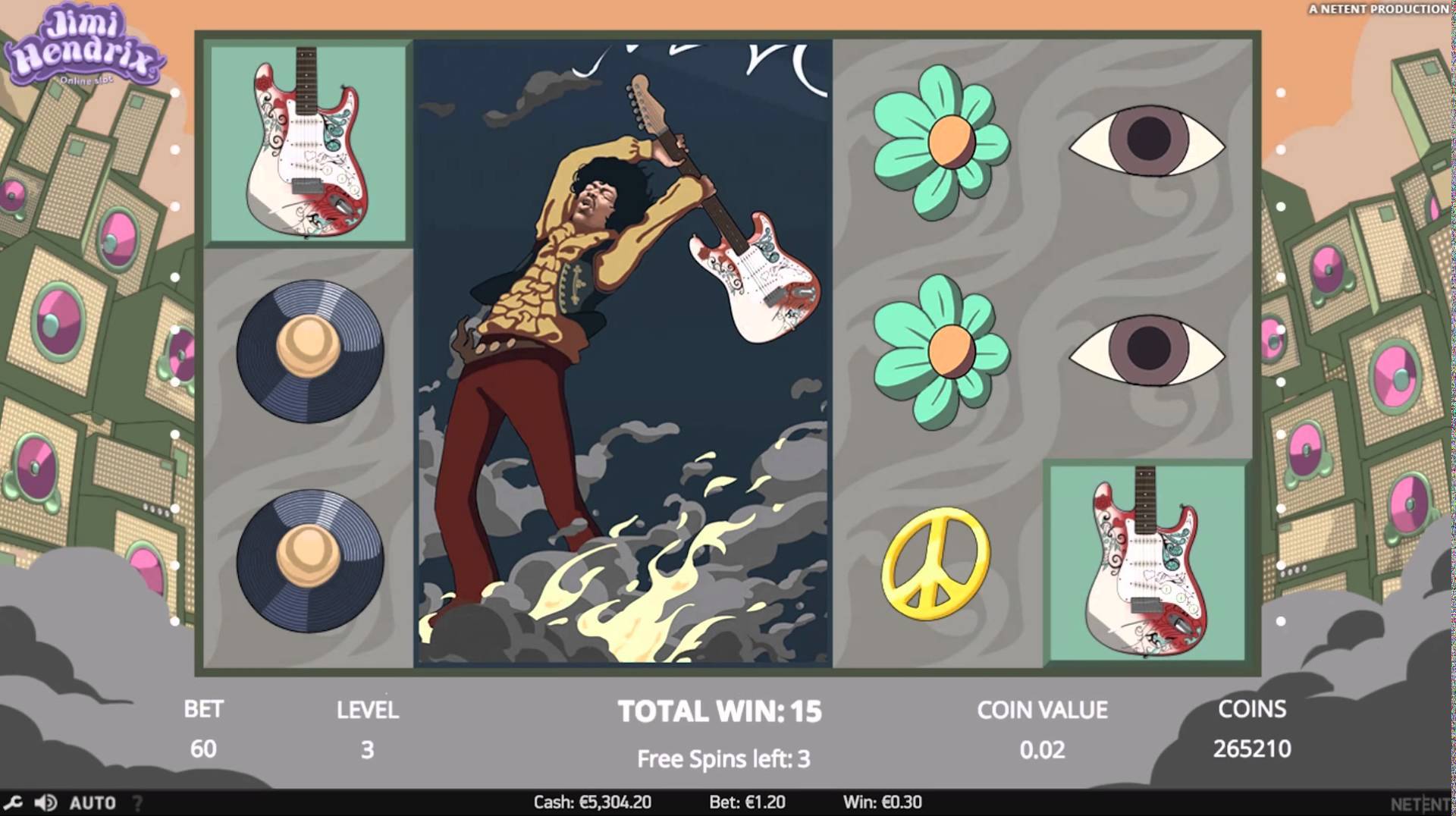 Игровой автомат Jimi Hendrix