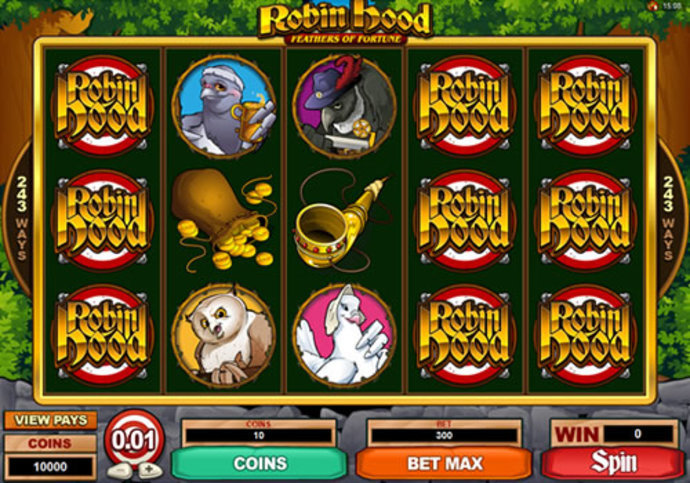 Игровой автомат Robin Hood - Feathers of Fortune