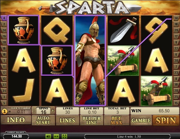 Игровой автомат Sparta